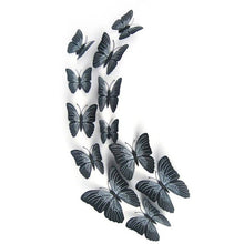 Load image into Gallery viewer, 12pcs 3d butterfly wall decor Fridge Magnet Room Decor