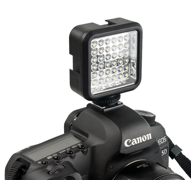 Wansen W36 LED Video Light Lamp lighting 6500K DC 3.7V 36 LEDs for Nikon Canon DV Camcorder Camera