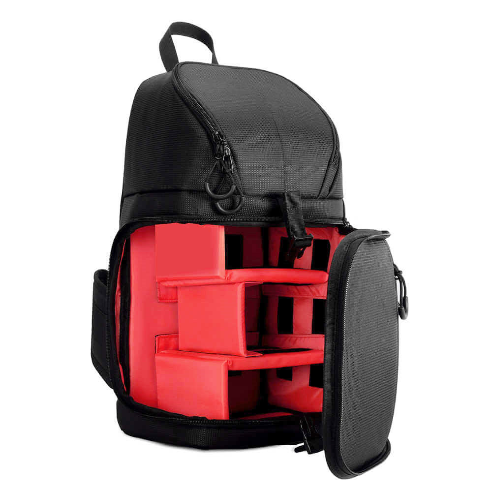 Camera Sling Bag Shoulder Cross DSLR Case Waterproof w/ Rain Cover Soft Padded