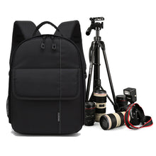 Load image into Gallery viewer, Waterproof multi-functional Digital DSLR Camera Video Bag w/ Rain Cover Small SLR Camera Laptop Bag for Photographer HU-04