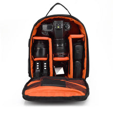 Load image into Gallery viewer, Waterproof multi-functional Digital DSLR Camera Video Bag w/ Rain Cover Small SLR Camera Laptop Bag for Photographer HU-04