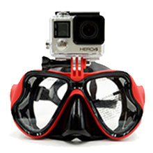 Load image into Gallery viewer, Snorkeling Diving Mask With Camera Mount