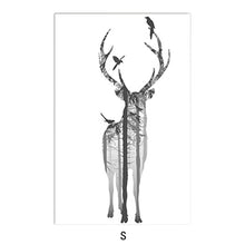 Load image into Gallery viewer, Fashion Nordic Simple Deer Oil Painting Ink Painting Picture