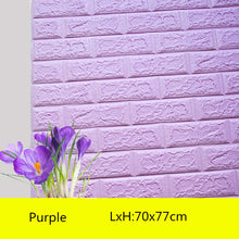 Load image into Gallery viewer, 3D Brick Wall Stickers Self-adhesive Panel Decal